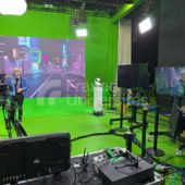 Mur LED de la plateforme Telomedia de l’Université de Toulon