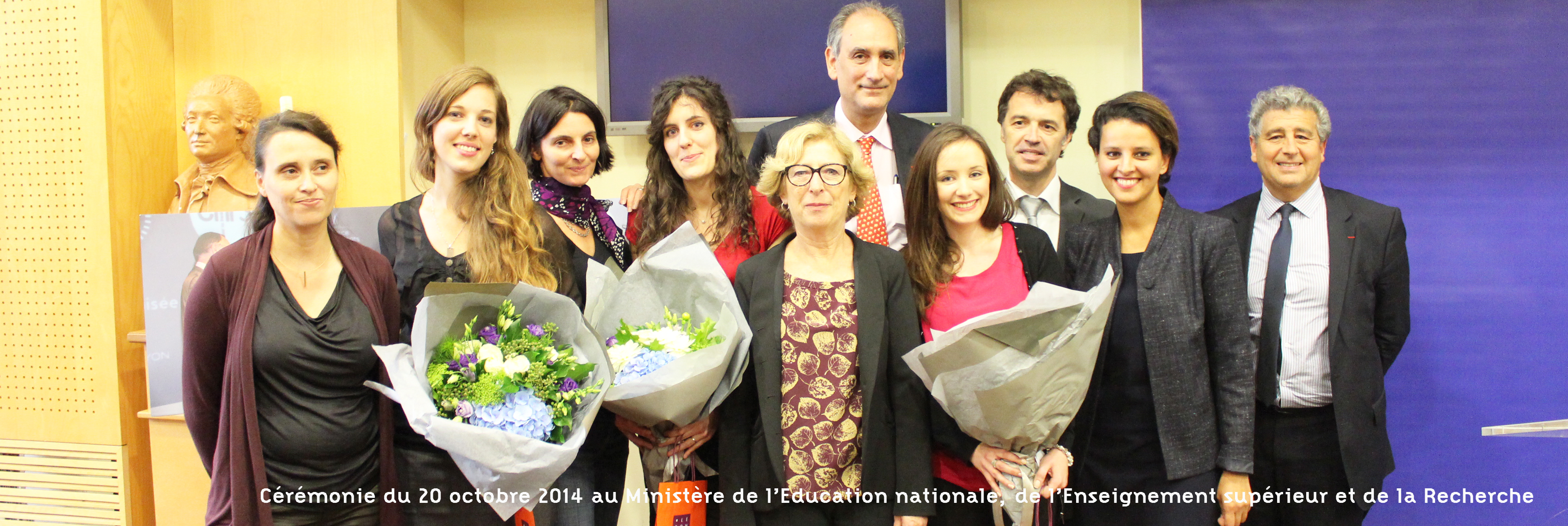 « Ma thèse en 180 secondes » : Les lauréates reçues par Najat Vallaud-Belkacem et Geneviève Fioraso