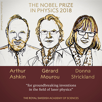 Le Prix Nobel de Physique attribué au français Gérard Mourou 