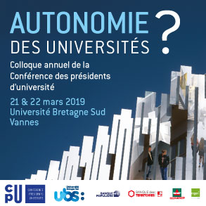 2019 : Autonomie des Universités ?