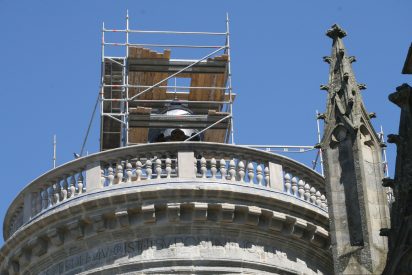 4.Restauration de la rotonde Renaissance de la cathédrale Saint-Pierre, Vannes (56). Cliché Maogan Chaigneau-Normand, 2009