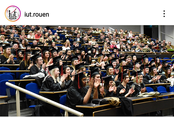 Université. Remise des diplômes à l'IUT de Rouen