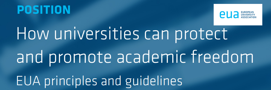 Comment les Universités peuvent protéger et promouvoir la liberté académique ? Rapport de l’EUA, février 2025
