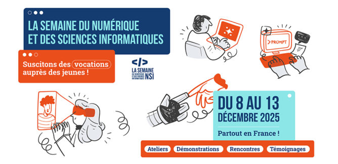 Troisième édition de la semaine du numérique et des sciences informatiques