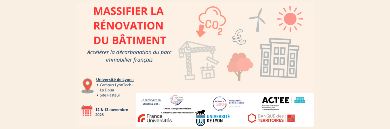 Universités, territoires, industrie : unir les forces pour réussir la rénovation du bâti